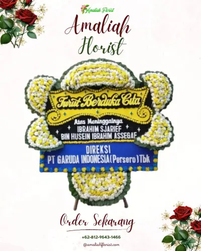 Papan Bunga Duka di Bojongloa Kidul