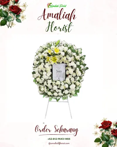 Krans Bunga Duka Cita di Bojongloa Kidul