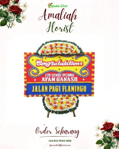 Bunga Papan Congratulation di Bojongloa Kidul